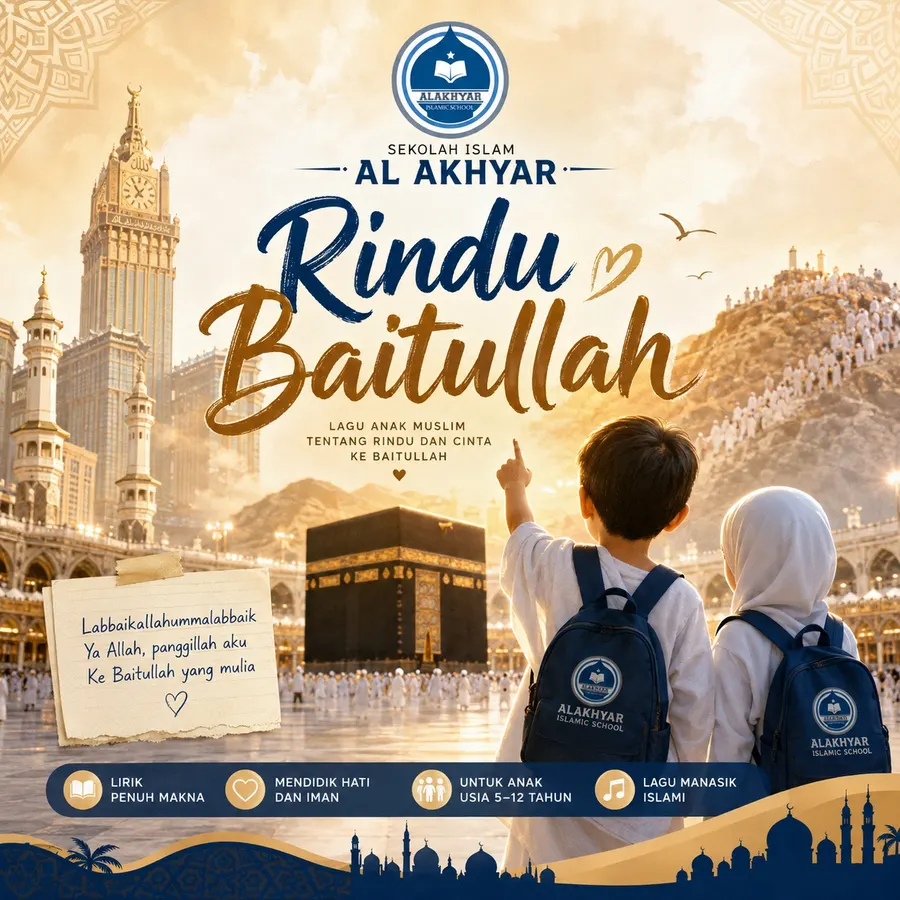 Sampul lagu Rindu Baitullah