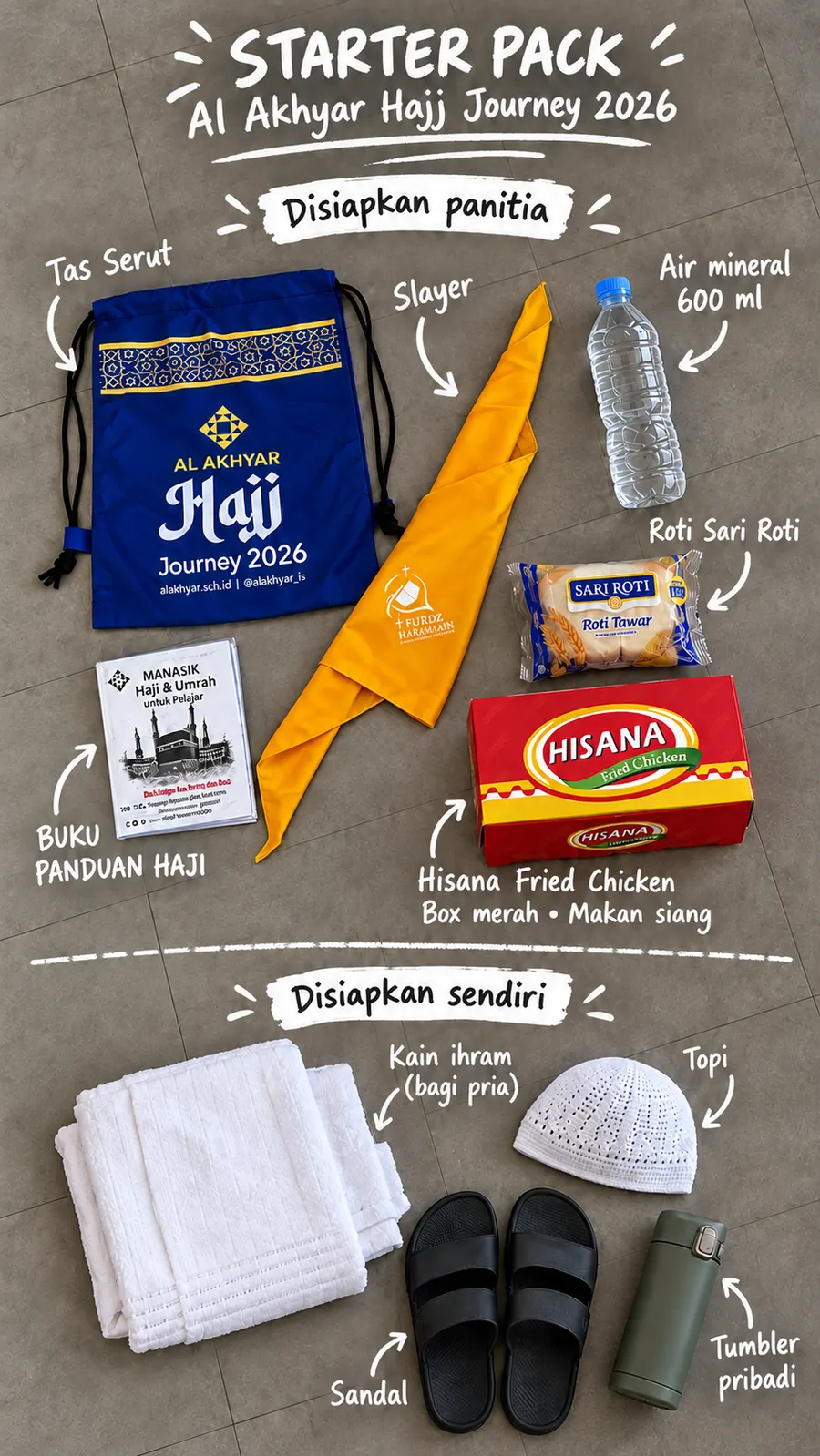 Starter pack Al Akhyar Hajj Journey 2026